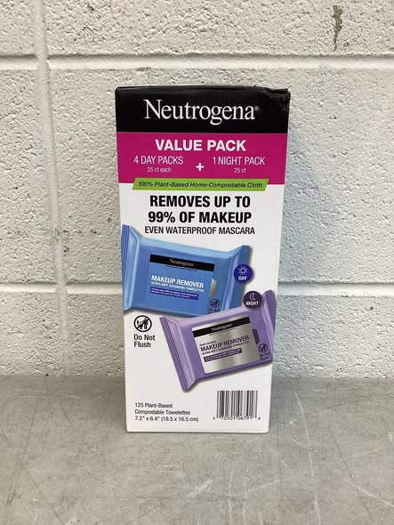 Neutrogena Makeup Remover & Night Calming Cleansing Towelettes, 25 ct., 5 pk.
