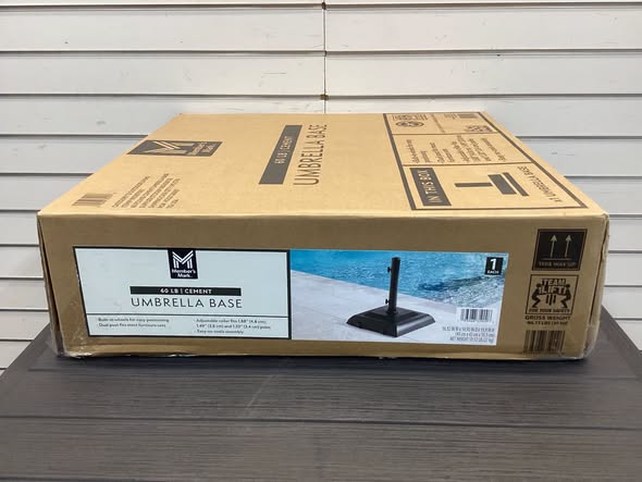 Member's Mark Cement Square Umbrella Base