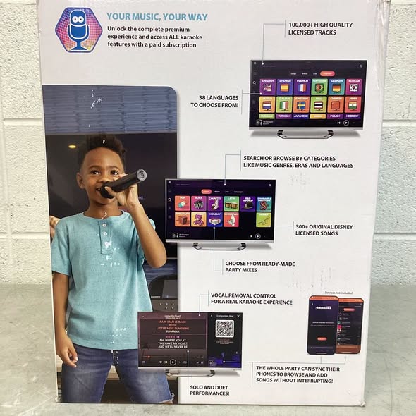 Singing Machine Pulse Karaoke-Premium Wi-Fi Karaoke System