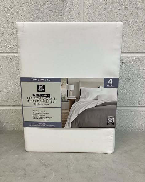 Member's Mark Performance 500-Thread-Count Solid Sheet Set , size twin/twin XL