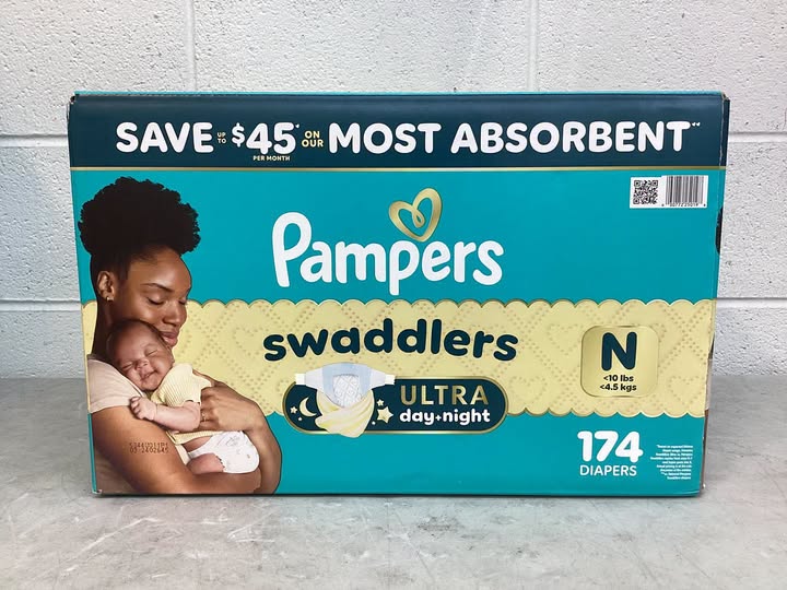 Pampers Swaddlers Ultra Diapers, Size Newborn, 174 ct.