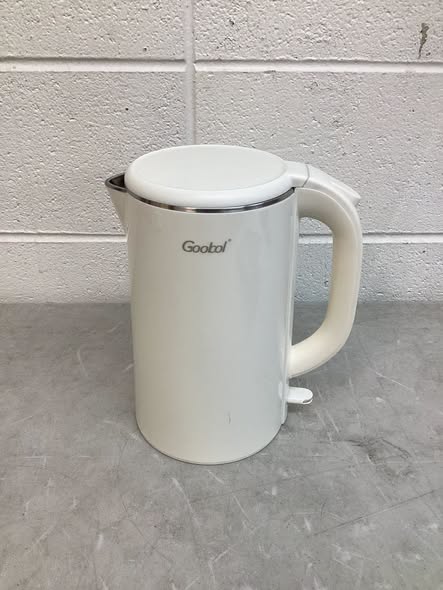 SUGIFT 1.8L Double-Wall Stainless Steel Electric Kettle with Auto Shut-Off