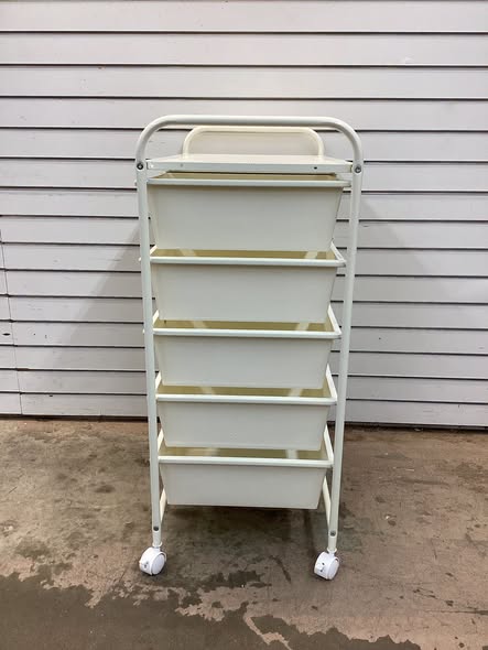 15-Drawer Utility Rolling Cart with Drawers Multi-Use Storage