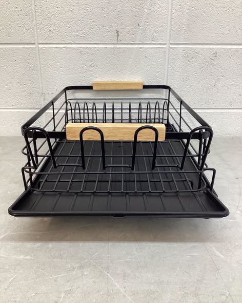Member's Mark Modern Dish Rack With Utensil Caddy And Glassware Holder