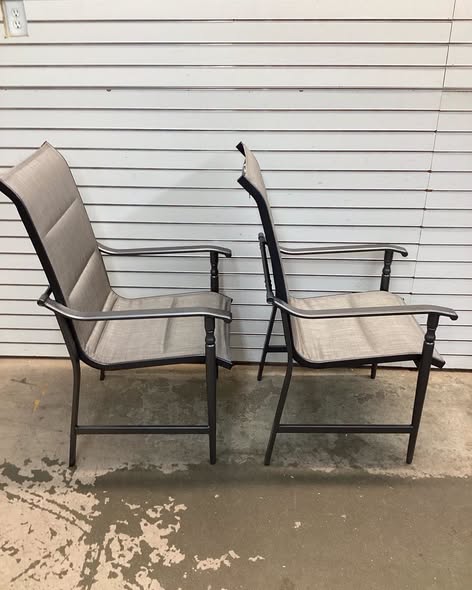 Hampton Bay Ashbury Stationary Chairs Set of 2