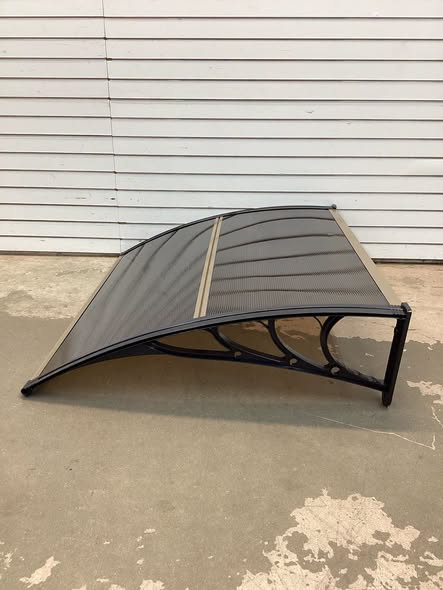 Outdoor Front Door Patio Overhang Awning for Sunlight Rain Snow Wind Protection