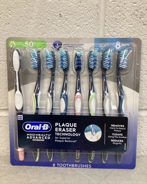 Oral-B ProHealth Advanced Manual Soft Toothbrush, 8 ct