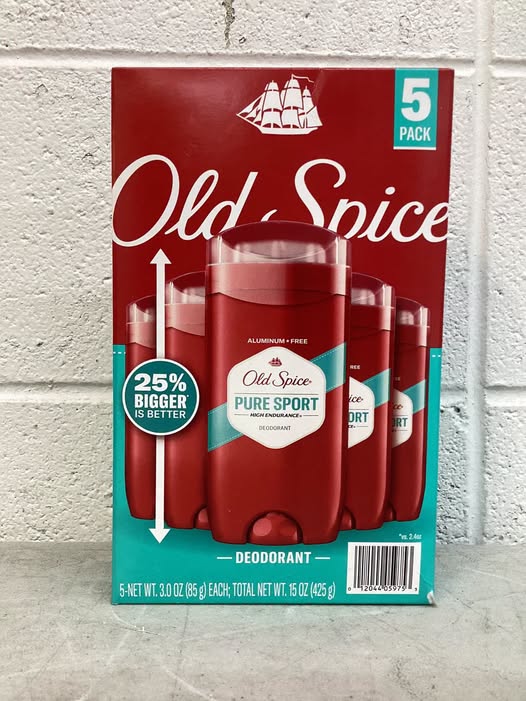 Old Spice High Endurance Deodorant, 48-Hr. Protection, Pure Sport, 3.0 oz., 5 pk.