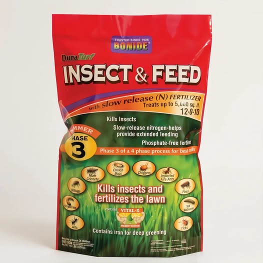 Bonide Insect & Feed with Fertilizer 5,000 Sq. Ft., 16.65 lb. Bag