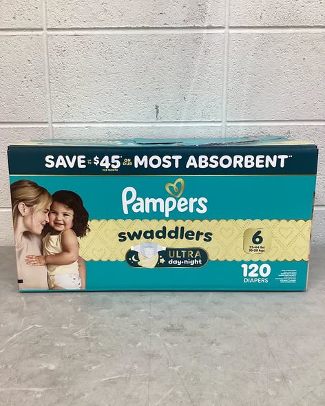 Pampers Swaddlers Ultra Diapers, Size 6 120ct