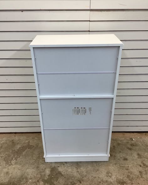 Costway 23.5 in. W x 12 in. D x 42.5 in. H White Bathroom Storage Linen Cabinet with Doors and Adjustable Shelves