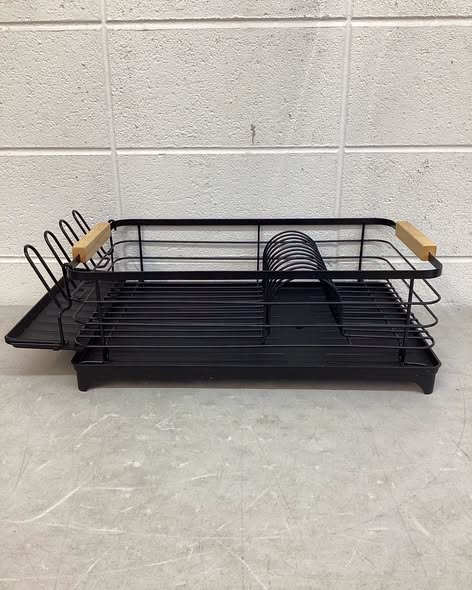 Member's Mark Modern Dish Rack With Utensil Caddy And Glassware Holder