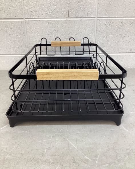 Member's Mark Modern Dish Rack With Utensil Caddy And Glassware Holder