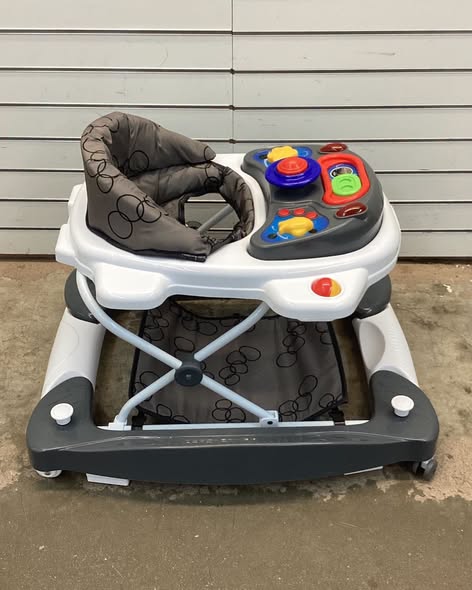 INFANS Baby Walker, 6 in 1 Behind Walker Learning Seated Rocker