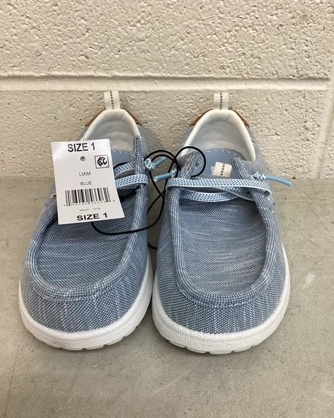 Eddie Bauer Boys Canvas Loafer size 1