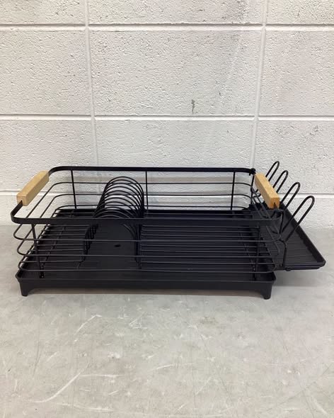 Member's Mark Modern Dish Rack With Utensil Caddy And Glassware Holder