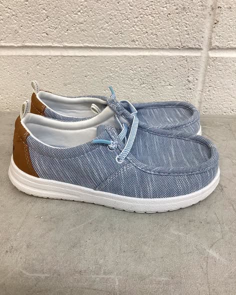 Eddie Bauer Boys Canvas Loafer size 13