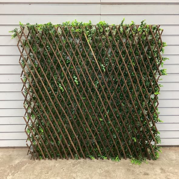 Expandable Fence Privacy Screen with Sun-Protective Artificial Hedge for Balcony Patio