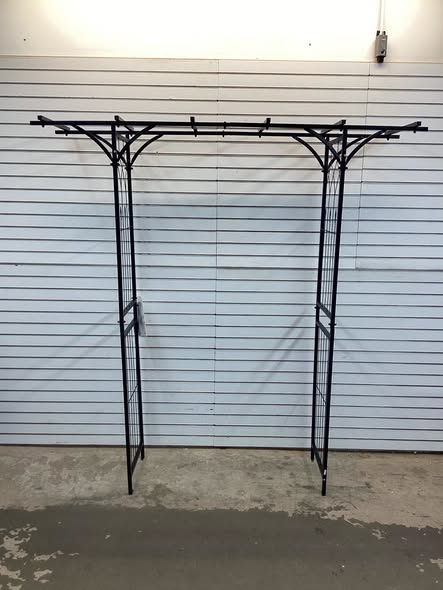 6.8 ft. Garden Arbor with Trellises for Climbing Plants, Vines and Roses for Outdoor Decor