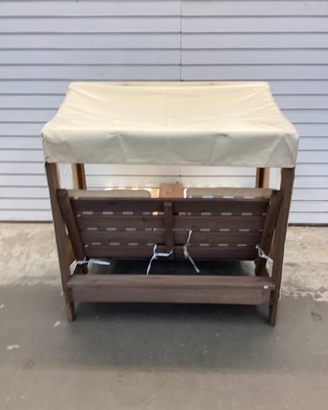 Costway Kids Patio Lounge Chair with Cup Holders and Awning