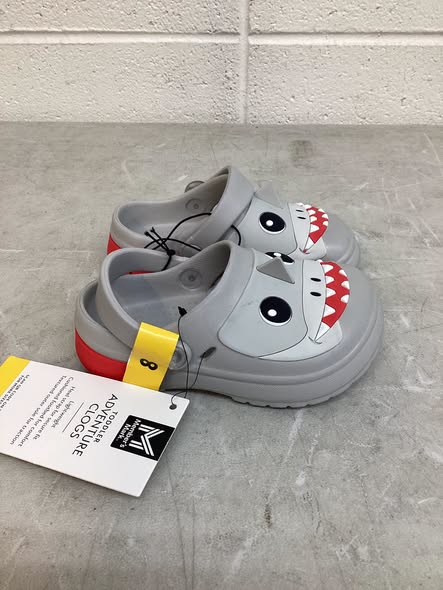 Member's Mark Toddler Boys Clog Shark Size 8