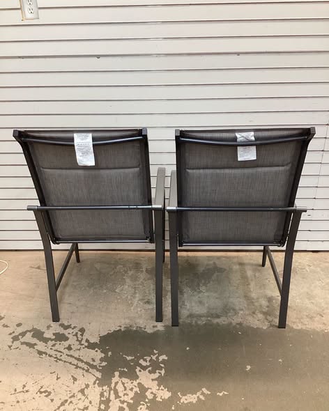 Hampton Bay Ashbury Stationary Chairs Set of 2