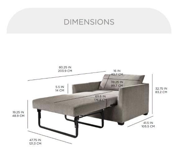 Member's Mark Sinclair Twin Sleeper Accent Chair