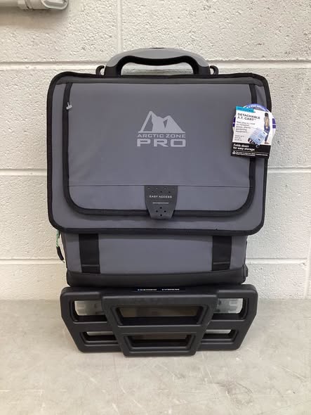 Arctic Zone PRO 50 Can Wheeled Cooler with Cart in Graphite