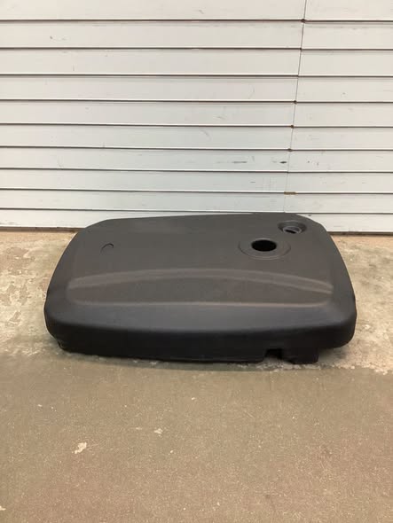 225 LBS Cantilever Patio Umbrella Base with Wheels and Crossed Base