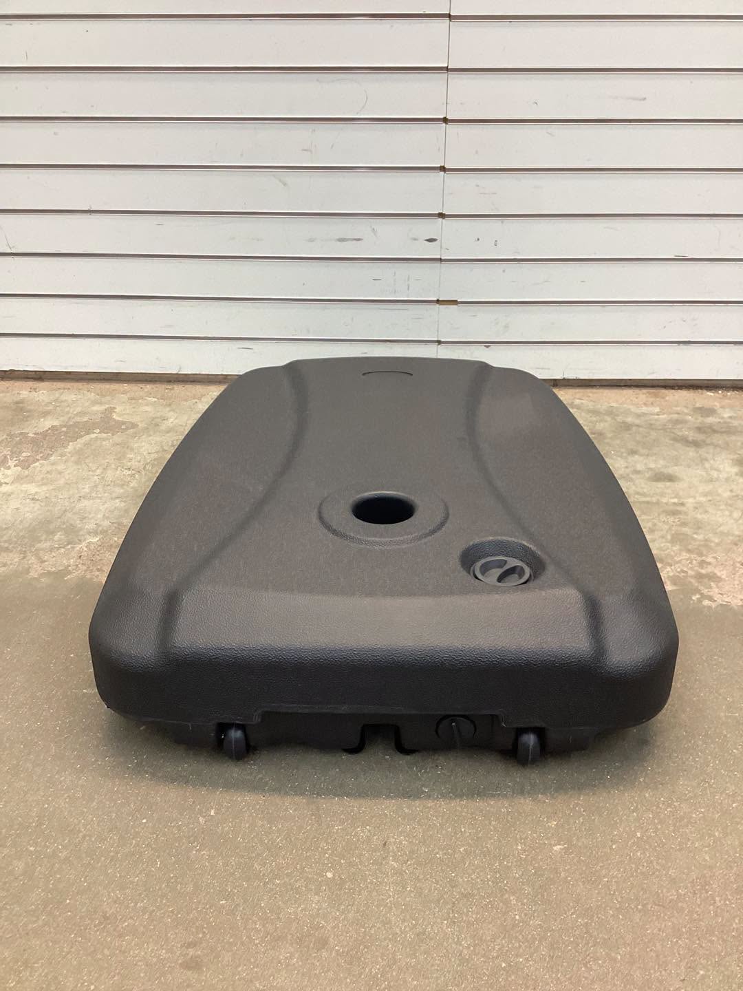 225 LBS Cantilever Patio Umbrella Base with Wheels and Crossed Base