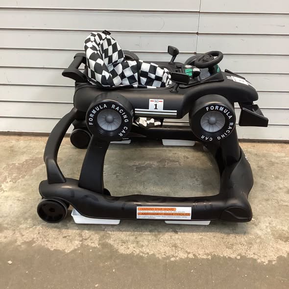4-in-1 Foldable Activity Push Walker with Adjustable Height