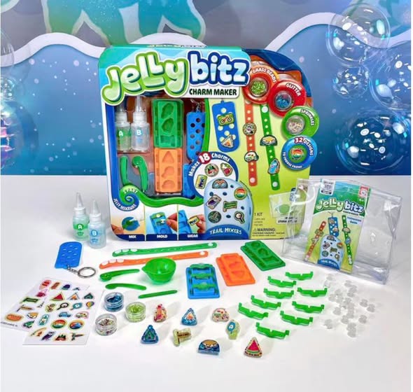 ArtSkills Jellybitz DIY Charm Maker Craft Kit for Kids