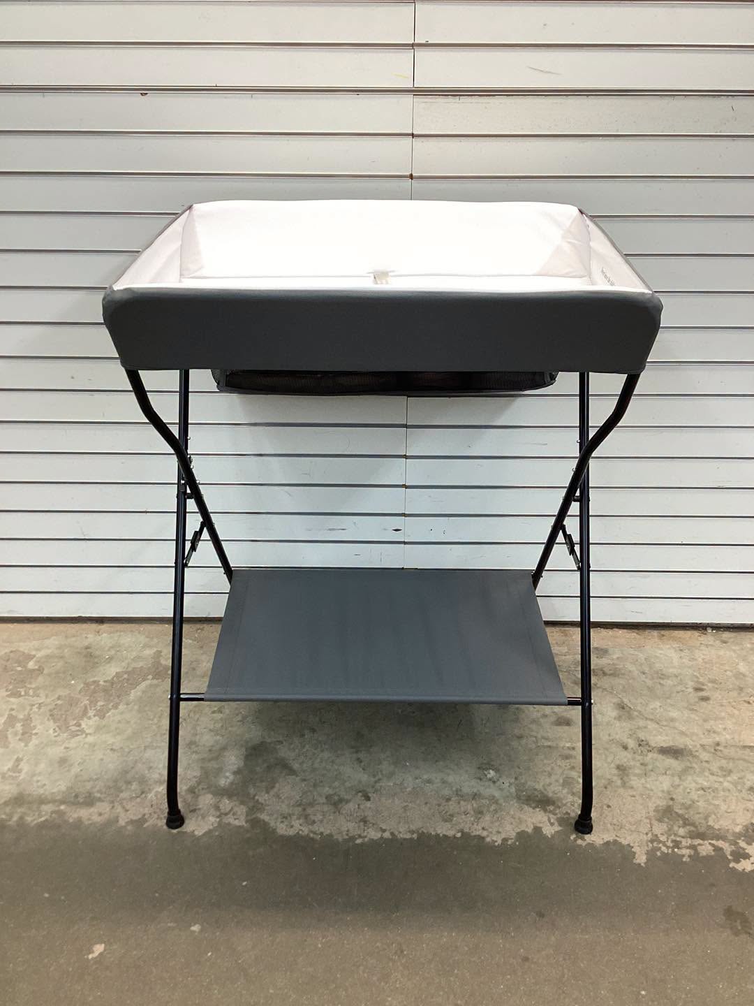 Costway Baby Infant Changing Table Folding Diaper Station Nursery with Storage Gray