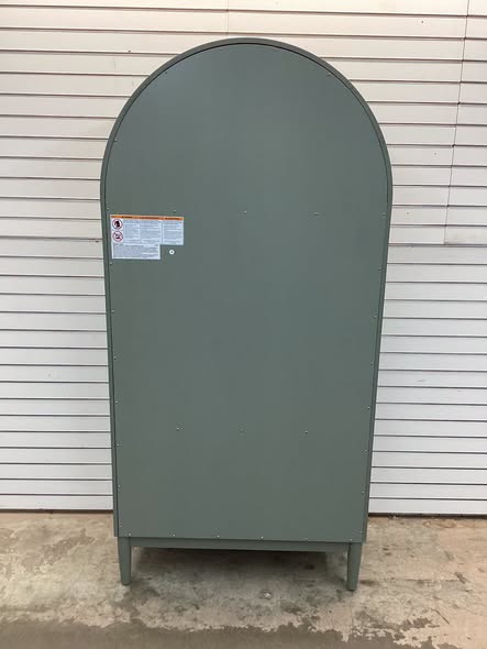 Member's Mark Enzo Storage Cabinet With Rattan Cabinet Doors