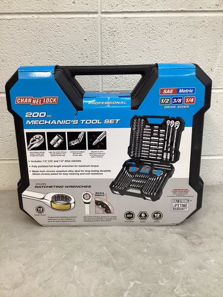 Channellock Mechanic's Set with Carrying Case 200 pc.