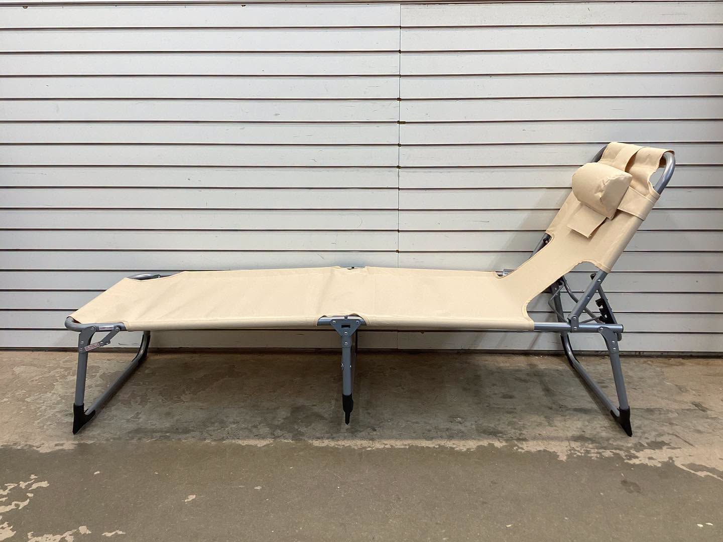 5-position Outdoor Folding Chaise Lounge Chair