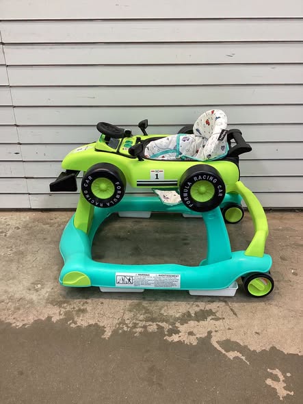 4-in-1 Foldable Activity Push Walker with Adjustable Height
