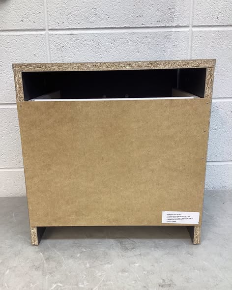 Dark Gray 1-Drawer 15 in. Modern Nightstand Bedside Table with Drawer Open Storage Shelf for Small Spaces.