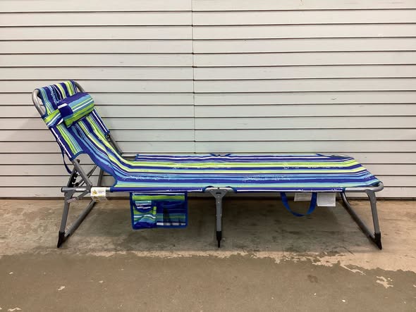 5-position Outdoor Folding Chaise Lounge Chair