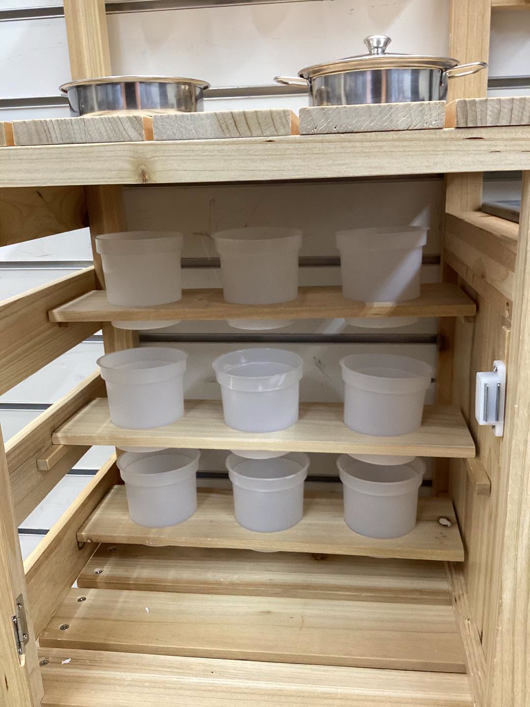 Mud Kitchen Playset with Sink and Plants Observation Room