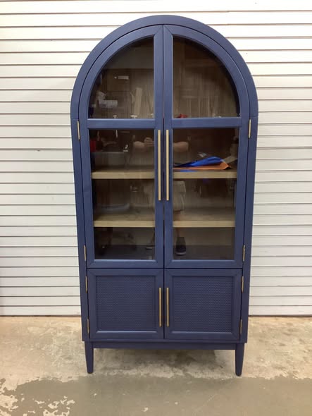 Member's Mark Enzo Storage Cabinet With Rattan Cabinet Doors