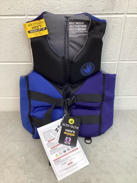 Body Glove Men's Segmented PFD Life Jacket Size Medium 37”-41”