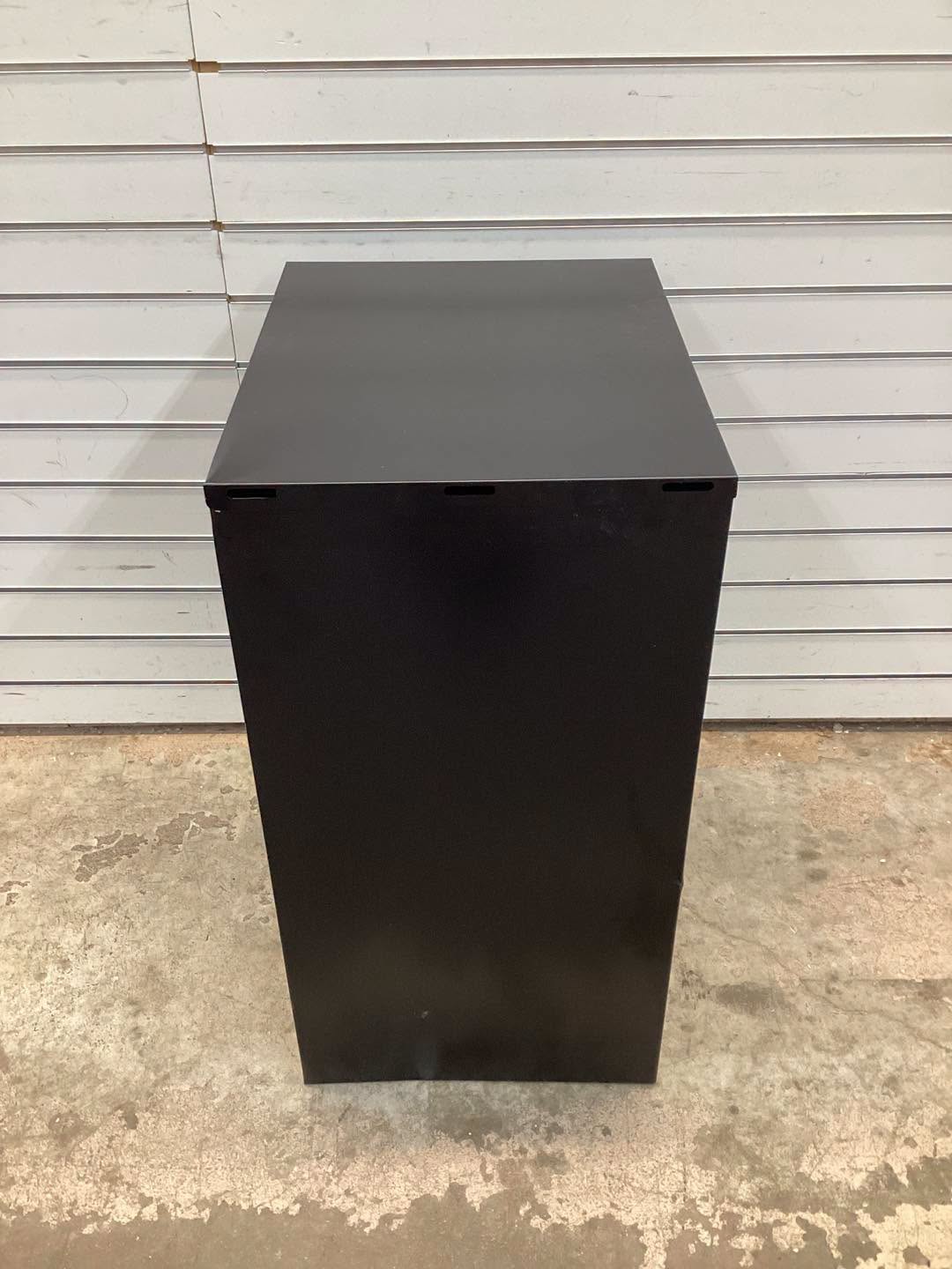 Space Solutions Black 3 Drawer File Cabinet with Keys
