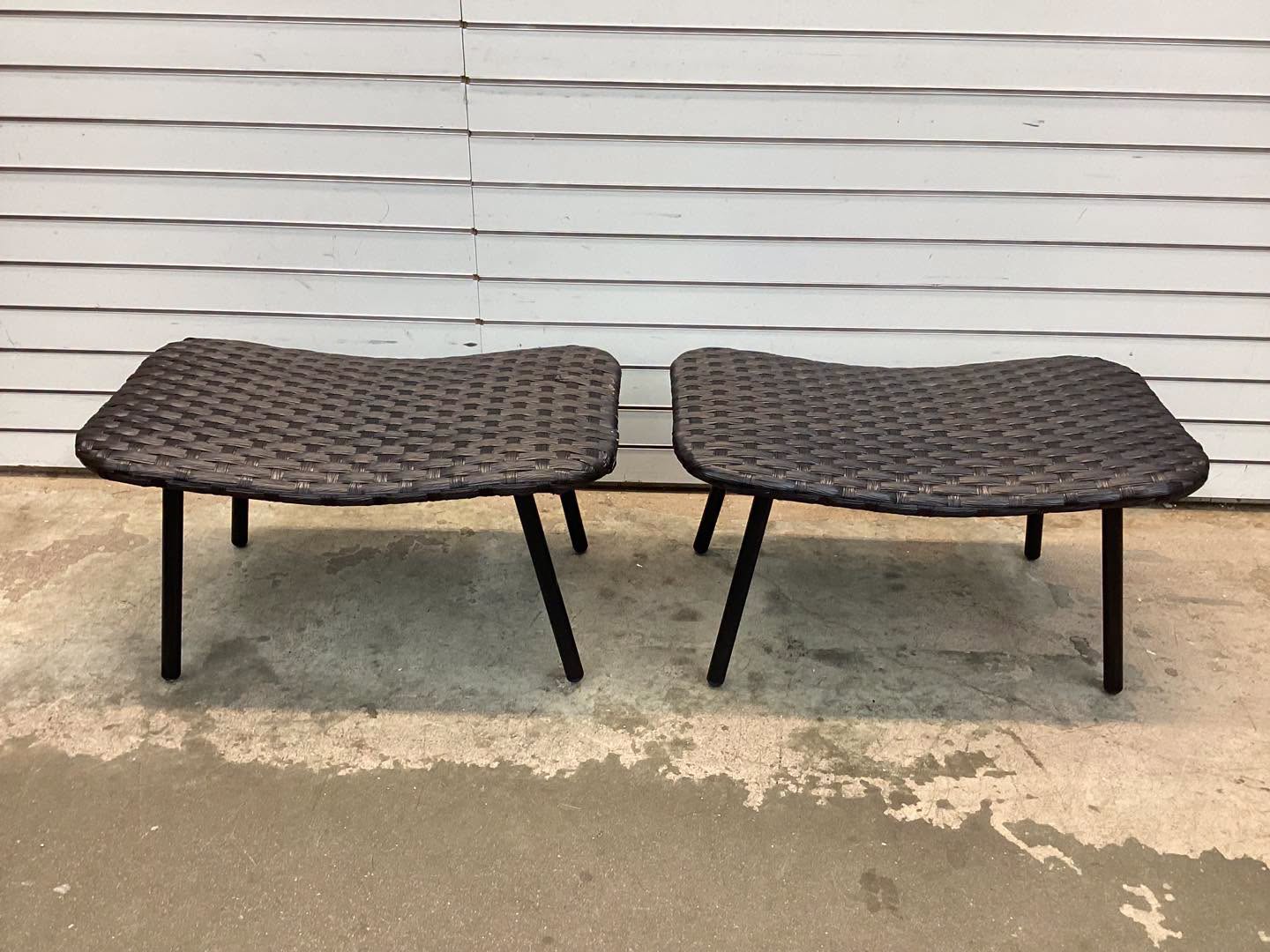 Gymax 4 Piece Outdoor Rocking Set with Footrests