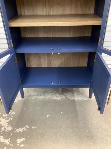 Member's Mark Enzo Storage Cabinet With Rattan Cabinet Doors