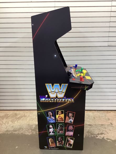 4 Player WWE Supreme Series Premium Arcade Cabinet, 5 Games Included