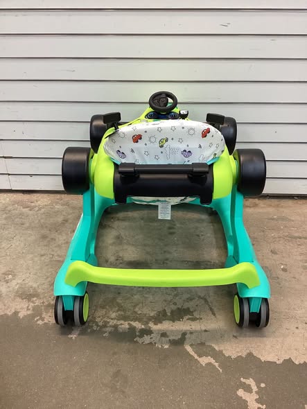 4-in-1 Foldable Activity Push Walker with Adjustable Height