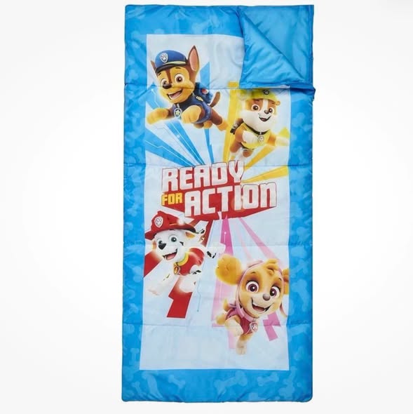 Exxel Outdoors 28” x 56” Kids Sleeping Bag Paw Patrol