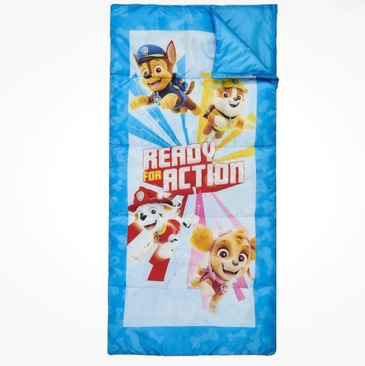 Exxel Outdoors 28” x 56” Kids Sleeping Bag Paw Patrol