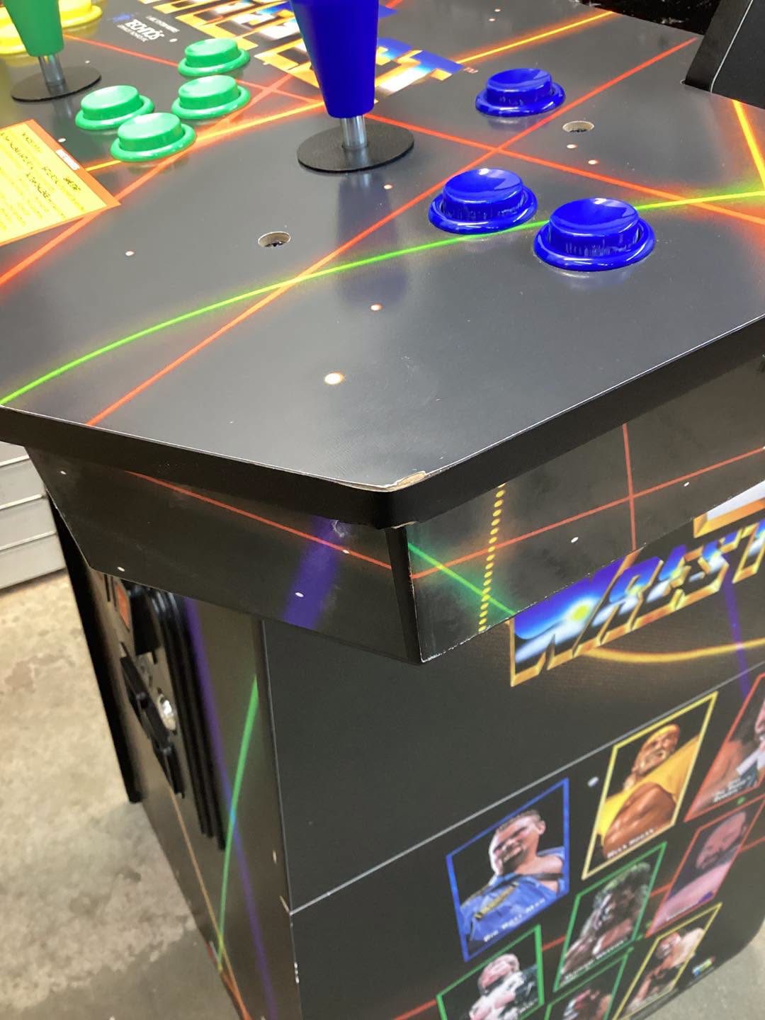 4 Player WWE Supreme Series Premium Arcade Cabinet, 5 Games Included